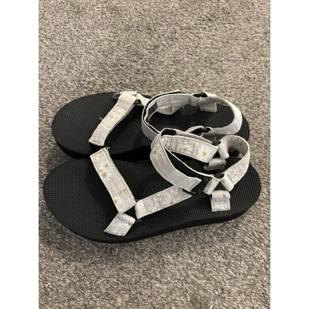 Teva‎ Flatform Universal Gloriosa Sandals Womens Sz 10 Daisies Festival